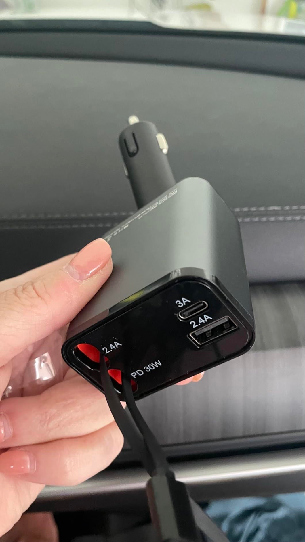 Retractable Car Adopter