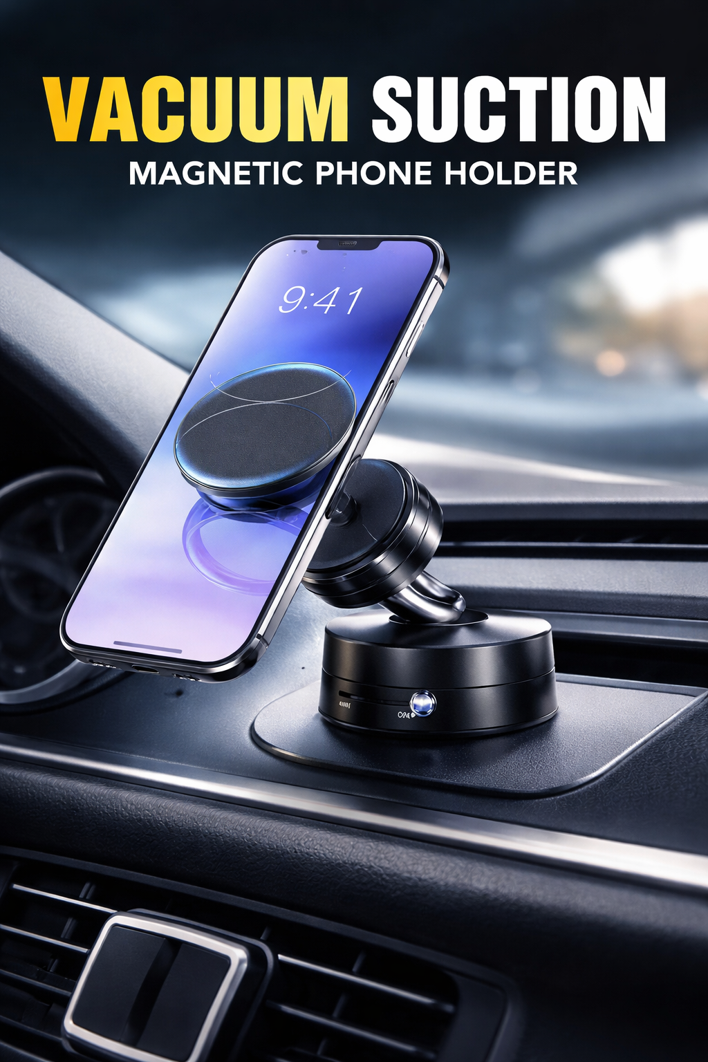 Vacuum Suction Phone Holder