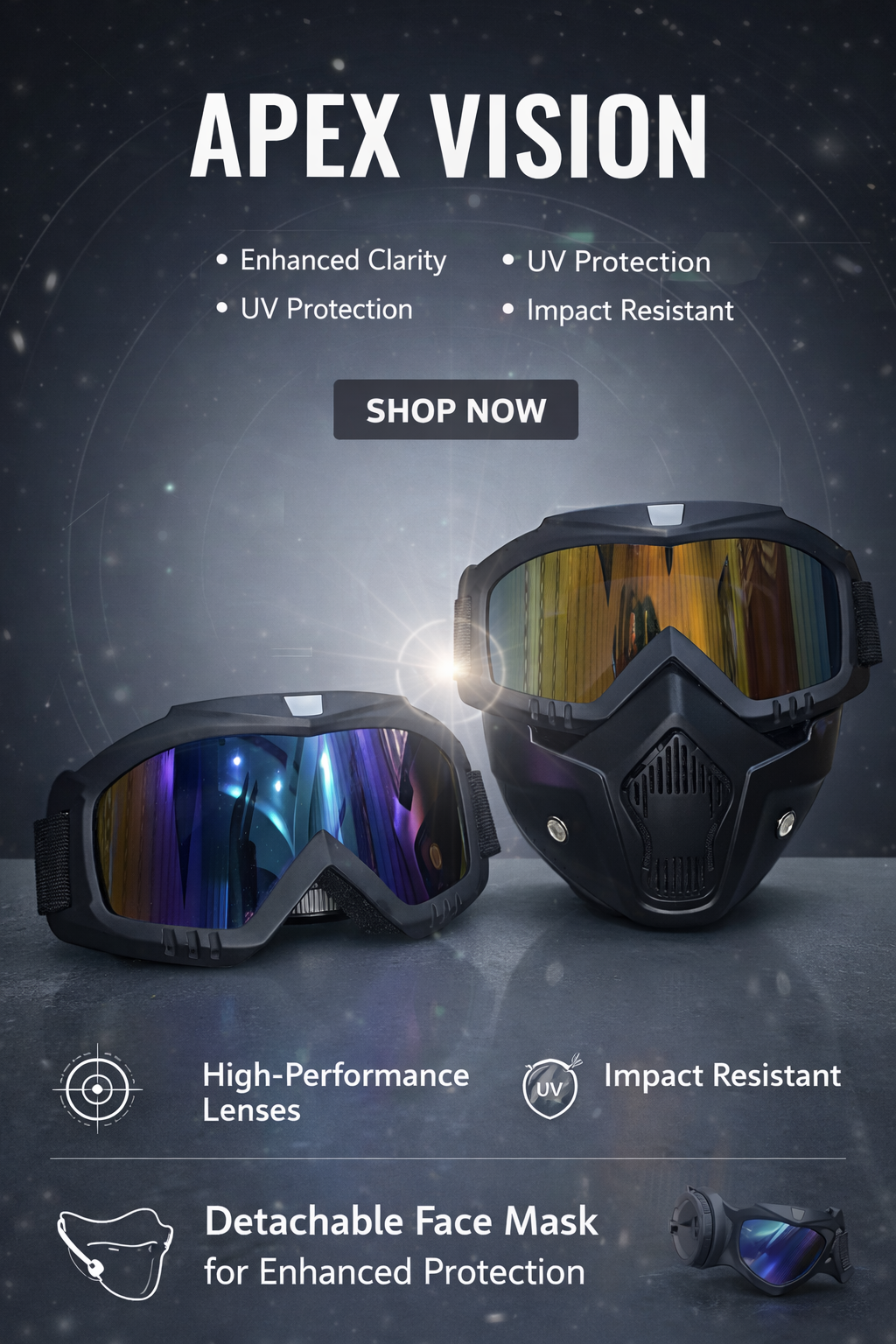 Airsoft / Paint Ball Face Mask