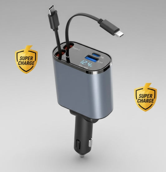 Retractable Car Adopter