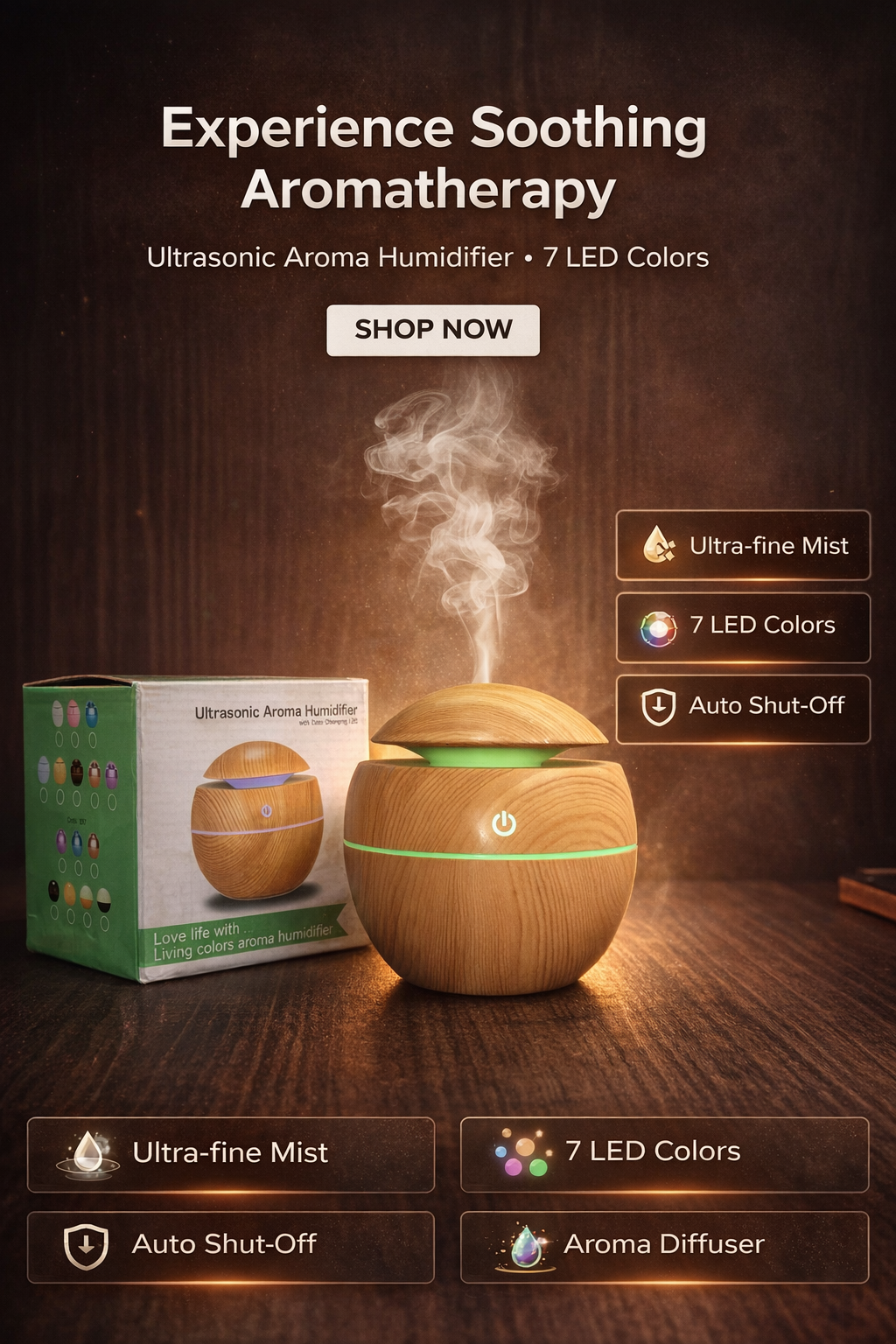 Ultrasonic Aroma Humdifier